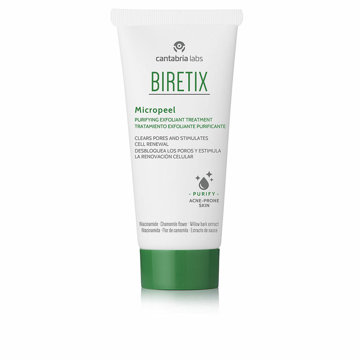 Cantabria Labs. BIRETIX Micropeel. Näokoorija probleemsele nahale 50ml