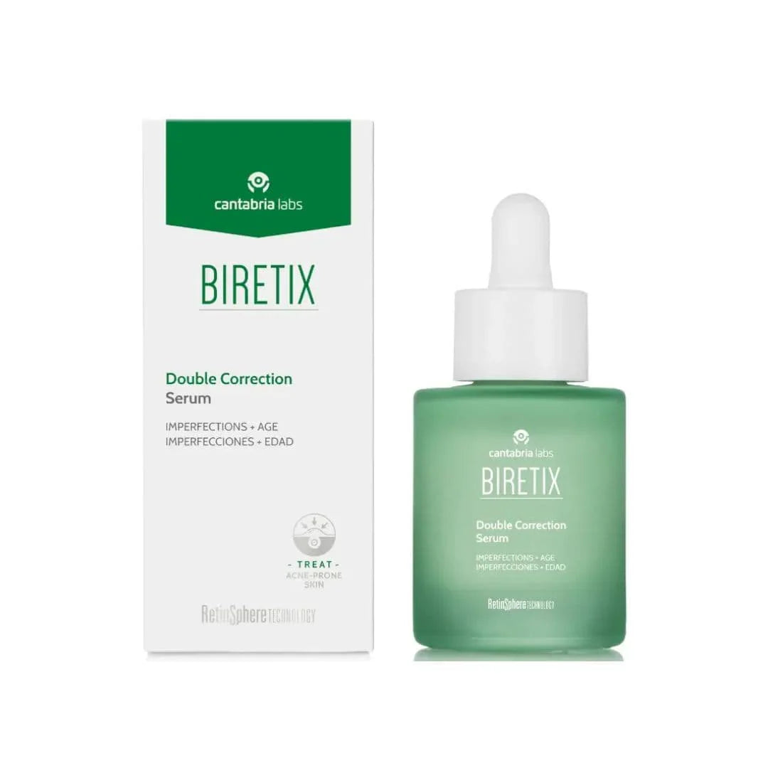 Cantabria Labs. BIRETIX Biretix Double Correction Serum. Näoseerum küpse, rasuse ja probleemse naha hoolduseks 30ml