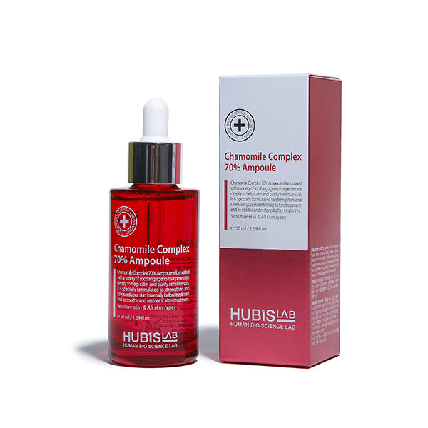 HubisLab Chamomile Complex 70% Ampoule 70%, Kummeli kompleksiga ampull, 50 ml