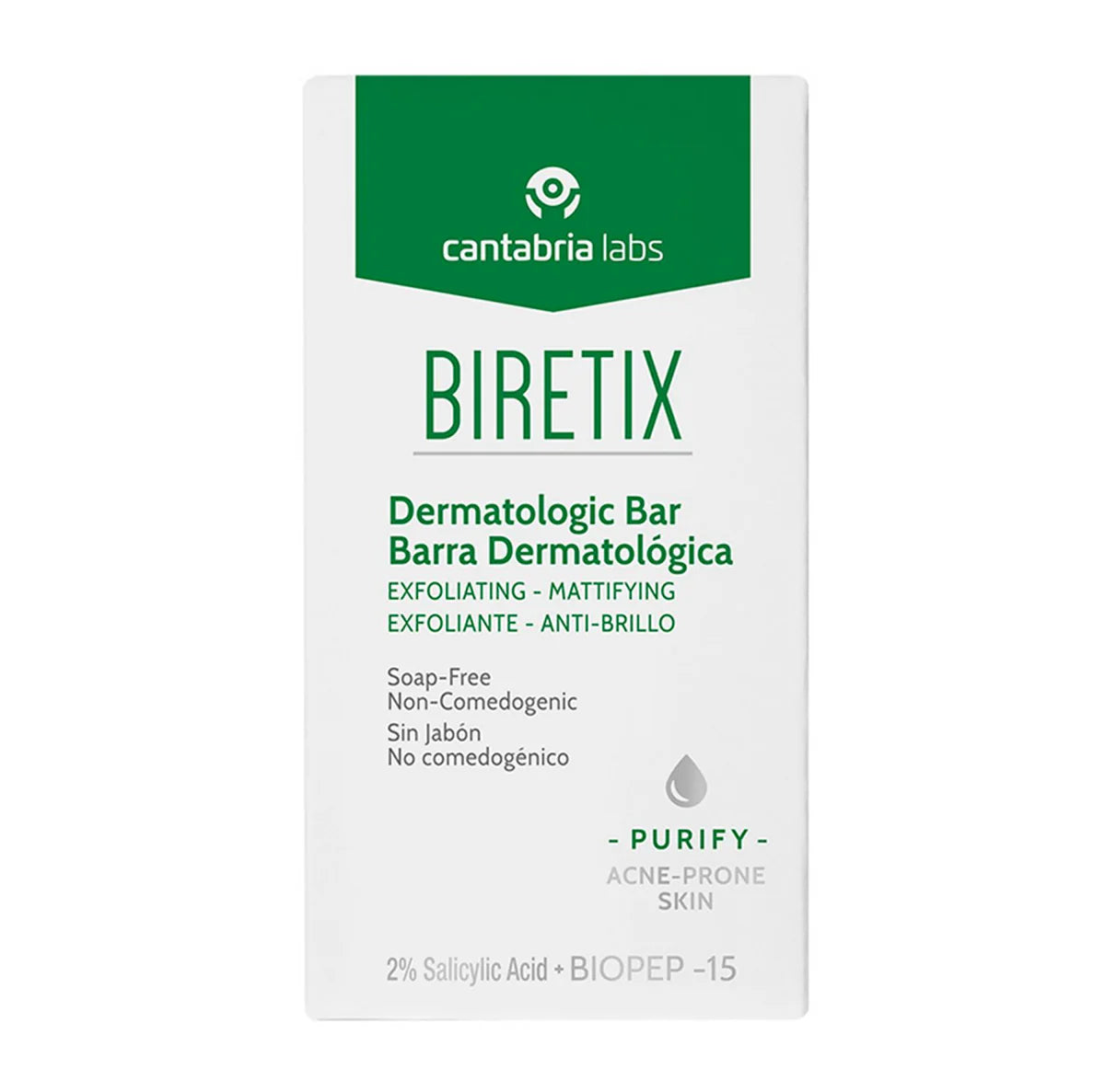 Cantabria Labs. BIRETIX Dermatologic Bar. Seep 80g