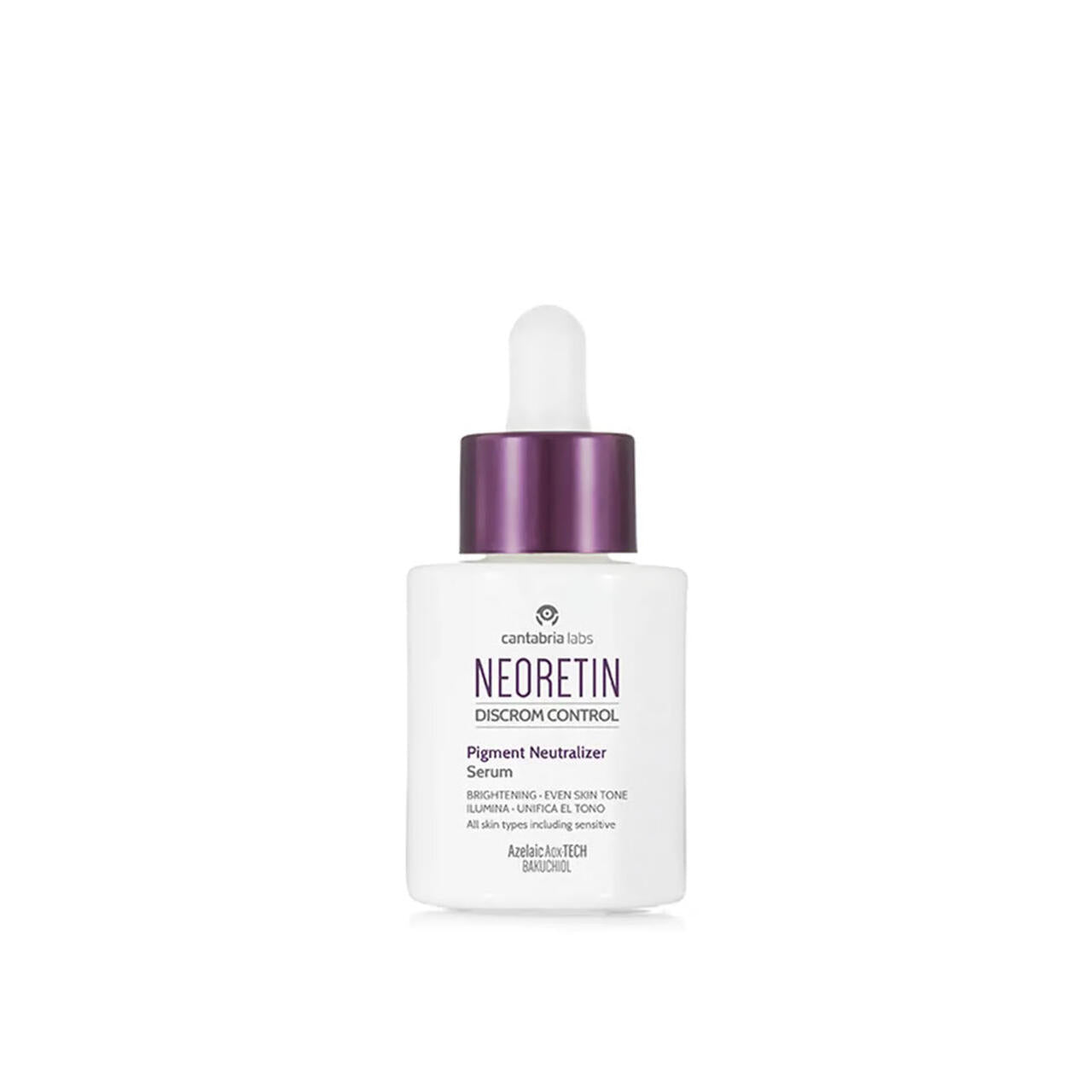 Cantabria Labs. NEORETIN Discrom Control Pigment Neutralizer Serum. Sära andev ja nahatooni ühtlustav seerum 30ml
