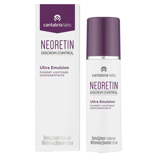 Cantabria Labs. NEORETIN Discrom Control Ultra Emulsion. Pigmendimuutustega nahka hooldav emulsioon 30ml