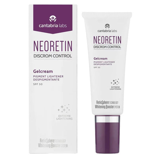Cantabria Labs. NEORETIN Discrom Control Gelcream SPF 50. Pigmendilaike helendav geel-kreem 40ml