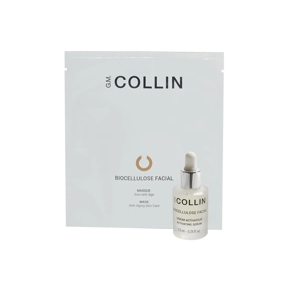 GM COLLIN. Biotselluloosist näomask. Biotselluloosi näomaskid 5tk + 7 ml