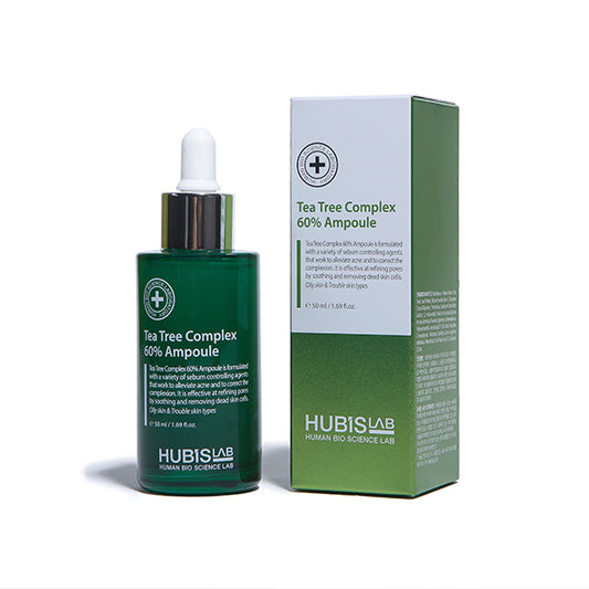 HubisLab Tea Tree Complex 60% Ampoule 60%, Teepuu kompleksiga ampull, 50 ml