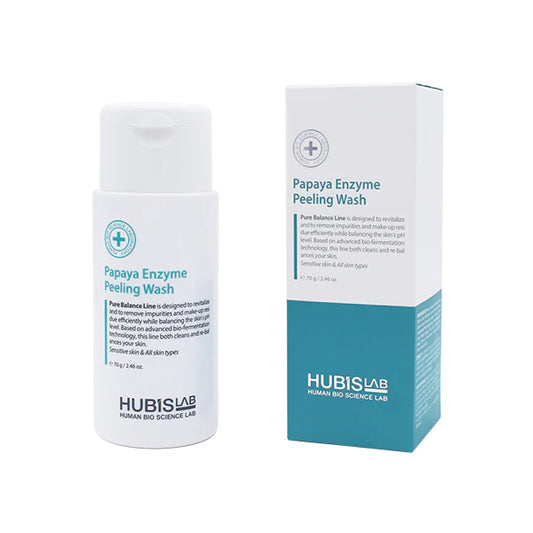 HubisLab Papaya Enzyme Peeling Wash. Papaia ensüümidega kooriv pesuvahend, 70g